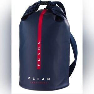 Prada Ocean Navy Duffel Bag